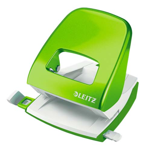 Perforateur de bureau en métal Leitz NeXXt WOW - Vert