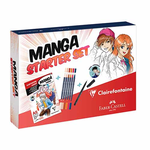 Coffret Kit Set Manga Clairefontaine x Faber-Castell