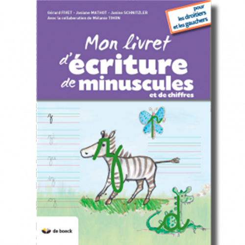 Mon livret d'écriture de minuscules et de chiffres