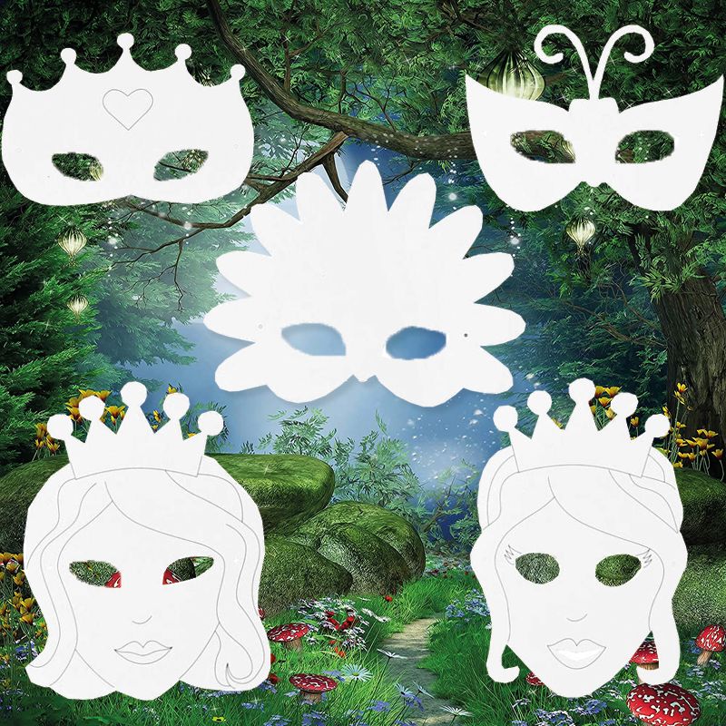 Masques à décorer [Conte de fée], A décorer, Carnaval